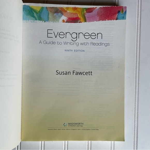 Evergreen A Guide to Writing with Readings 9th Edition by Susan Fawcett - Picture 9 of 15